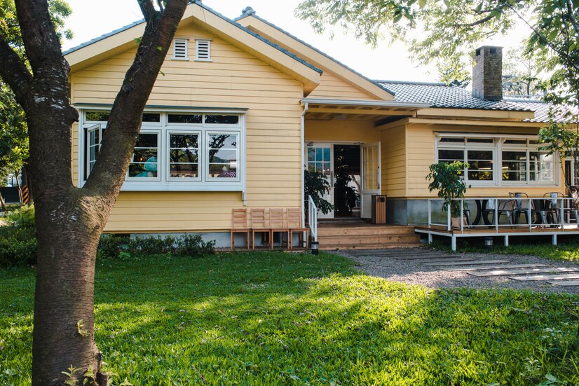 Exterior boasting a fresh coat of paint